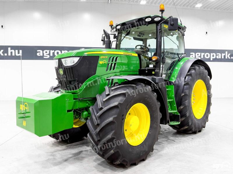 John Deere 6190R (7608 üzemórás) traktor, DirectDrive 50 km/h, TLS, HCS, full RTK, légfék