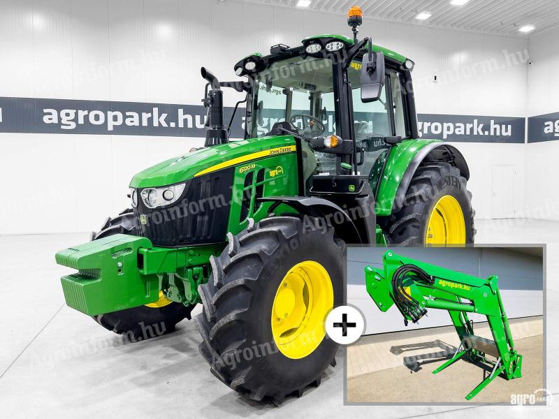 BÉRELHETŐ - DEMO John Deere 6120M (104 üzemórás). Bérgépek, Gépbérlet, Bér Traktorok, Traktor Bérlés