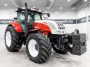 Steyr 6225 CVT (4691 üzemórás) traktor, rug. híd és fülke, TOPCON aut. kormányzás