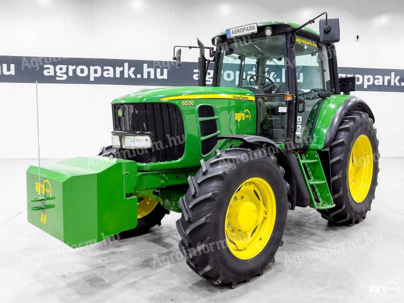 John Deere 6530 (10818 üzemórás) traktor, PowerQuad, 6 hengeres JD motor