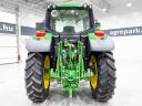 John Deere 6120M (1413 üzemórás) traktor, PowerQuad 24/24, TLS, fülke rugózás, full RTK, légfék, új homlokrakodó