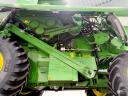 John Deere W650 (1949/2860 üzemórás) 6 ládás, 622R 6,7 m asztal kocsival, 800/65R32 első gumizás, ATU300 AutoTrac, 11.000 literes magtartály