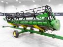 John Deere W650 (1949/2860 üzemórás) 6 ládás, 622R 6,7 m asztal kocsival, 800/65R32 első gumizás, ATU300 AutoTrac, 11.000 literes magtartály