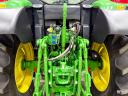 John Deere 6120M (7218 üzemórás) traktor, AutoQuad 24/24-es váltóval és John Deer 623R gyári homlokrakodóval és állítható felnikkel