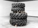 Állítható kerék szett  420/85R28 és 520/85R38 gumizással. John Deere 6 hengeres traktorokhoz, John Deere gyári állítható felnivel