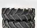 Állítható kerék szett  420/85R28 és 520/85R38 gumizással. John Deere 6 hengeres traktorokhoz, John Deere gyári állítható felnivel