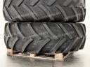 Állítható kerék szett  420/85R28 és 520/85R38 gumizással. John Deere 6 hengeres traktorokhoz, John Deere gyári állítható felnivel