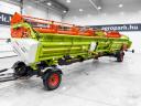 Claas Vario 1080 (V1080) 10,8 m Vario gabona vágóasztal forgózsámolyos szállítókocsival, 2 repcekaszával