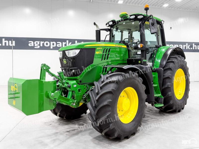 ÚJ John Deere 6195M traktor, AutoQuad ECO, TLS, fülke rugózás, SF7500 full AutoTrac, 4 pár hidr. kör