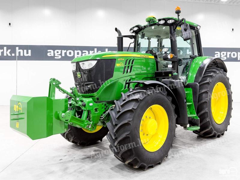 ÚJ John Deere 6175M CommandQuad ECO,TLS, fülke rug., front hidr., full SF7500, LED