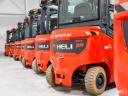 ÚJ HELI 3,5 tonnás Li-ion elektromos targonca 3,3 méteres emeléssel négytámaszú lítium-ionos elektromos targonca, 3500 kg teherbírás, 3,3 m emelés, 15 km/h