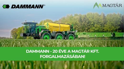 DAMMANN: már 20 éve a Magtár Kft. forgalmazásában! DAMMANN: már 20 éve a Magtár Kft. forgalmazásában!
