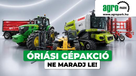 ELINDULT AZ AGROPARK ÓRIÁSI GÉPAKCIÓJA!