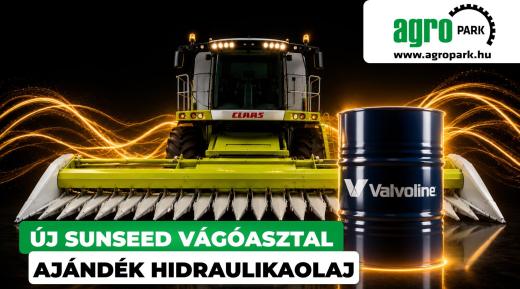 Valvoline hidraulikaolaj AJÁNDÉKBA minden SunSeed napraforgó-asztal mellé
