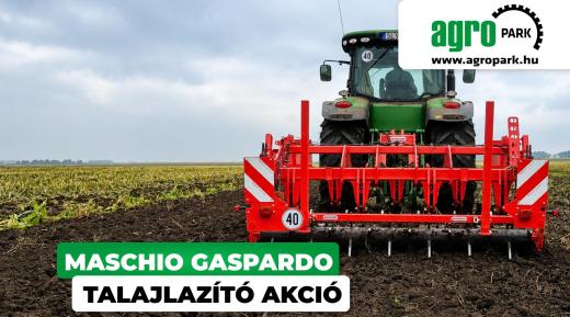 Maschio Gaspardo talajlazítók – Maximális teljesítmény, hosszú élettartam és egészségesebb talajszerkezet