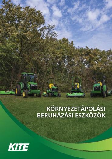 Környezetápolási beruházási eszközök Környezetápolási beruházási eszközök