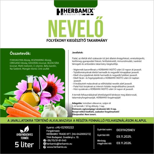 HERBAMIX NEVELŐ oldat HERBAMIX NEVELŐ oldat