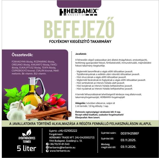 HERBAMIX BEFEJEZŐ oldat HERBAMIX BEFEJEZŐ oldat
