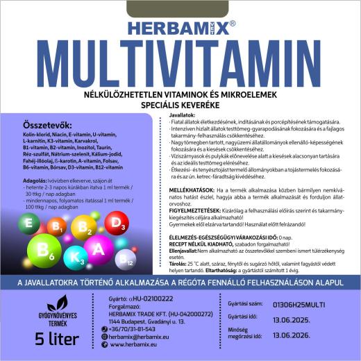 HERBAMIX MULTIVITAMIN oldat HERBAMIX MULTIVITAMIN oldat